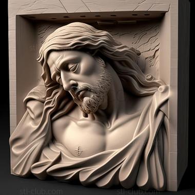 3D model st jesus (STL)